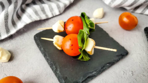 Luxurious Caprese Skewers: A Guilt-Free Gourmet Treat - Bite-Sized
