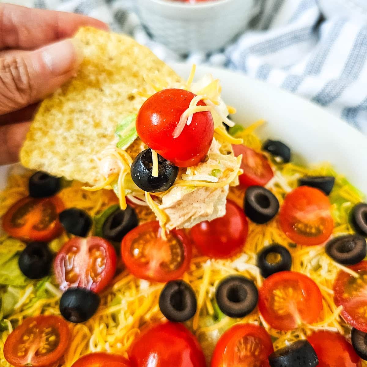 classic taco dip featured image