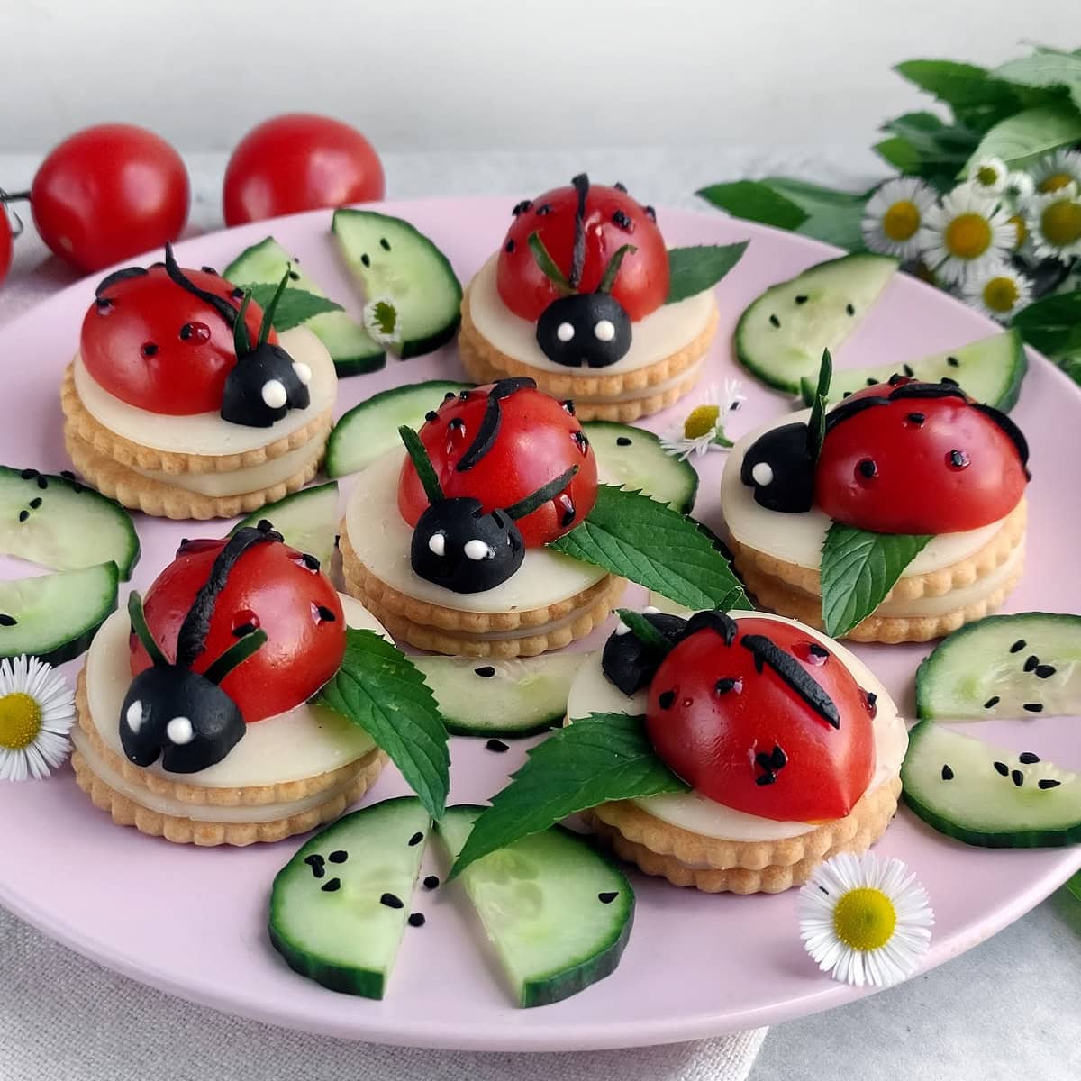 ladybug appetizers featured image