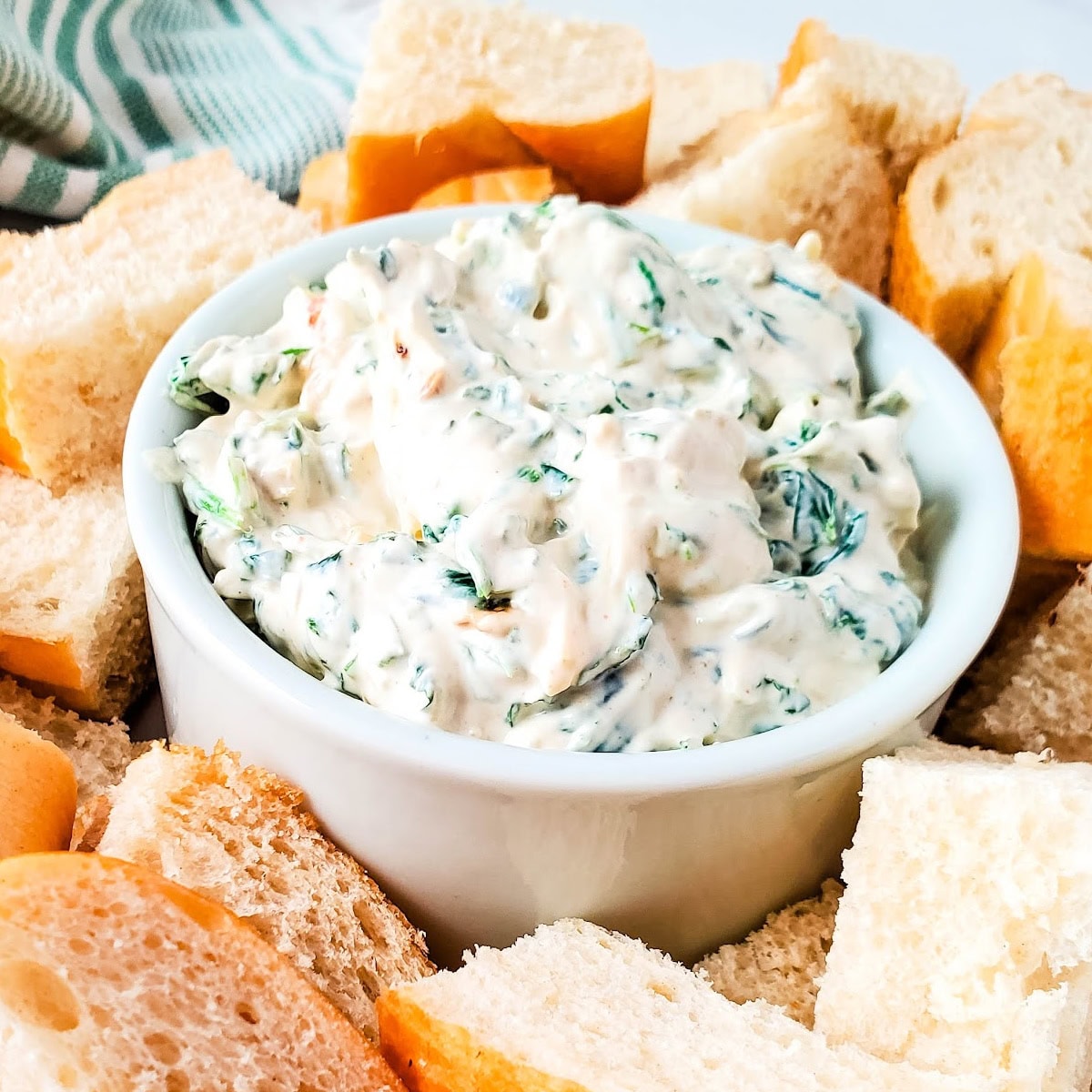 spinach dip featured image