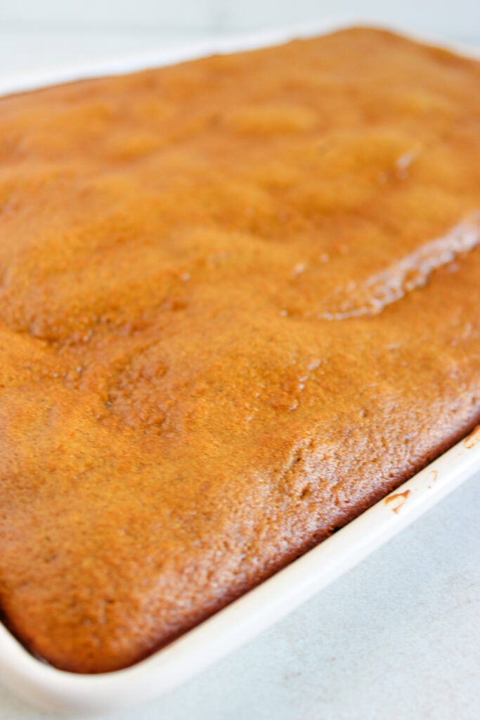 mini pumpkin cakes process photo