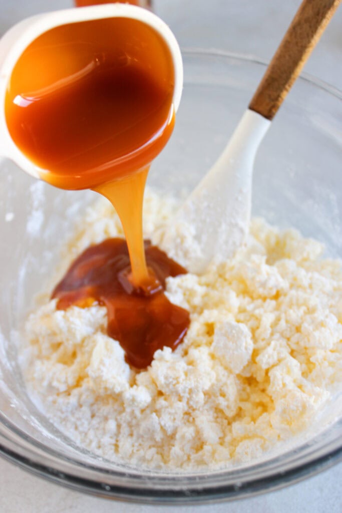 mini pumpkin cakes process photo