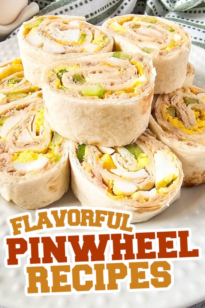 pinwheel recipes - tuna salad pinwheels