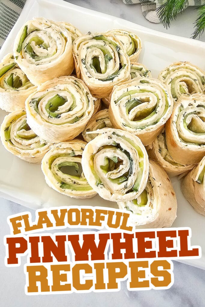 pinwheel recipes -Cucumber Pinwheels