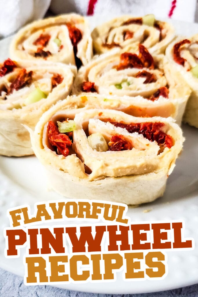 pinwheel recipes - Turkey Hummus Pinwheels