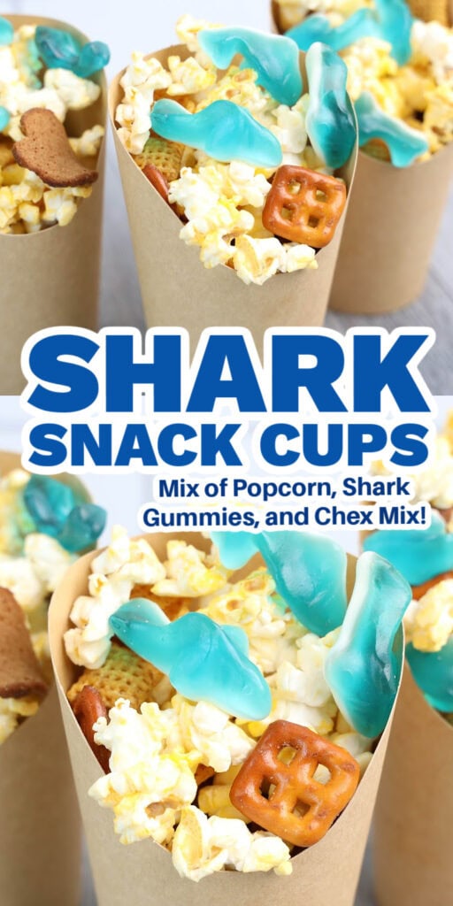 shark snack cups