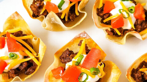 taco wonton cups featured image