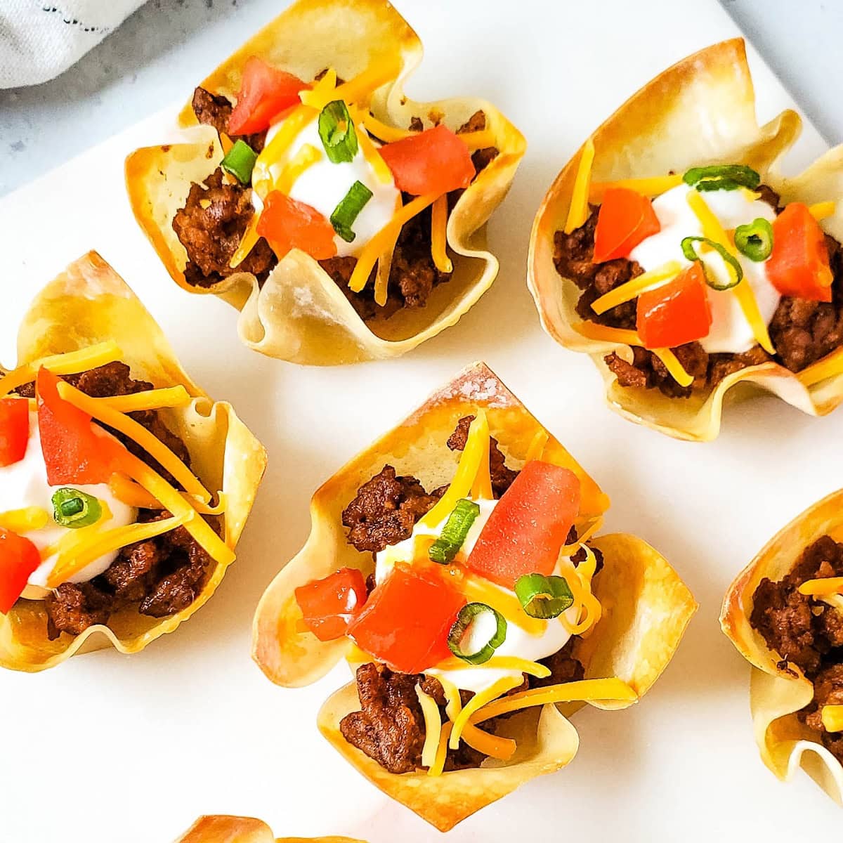 taco wonton cups featured image
