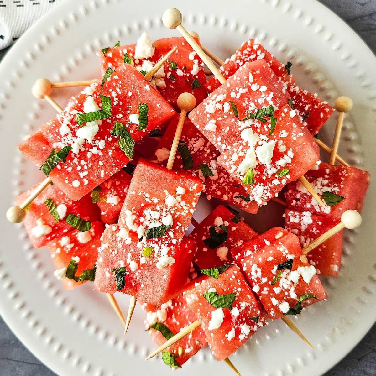 watermelon feta skewers featured image