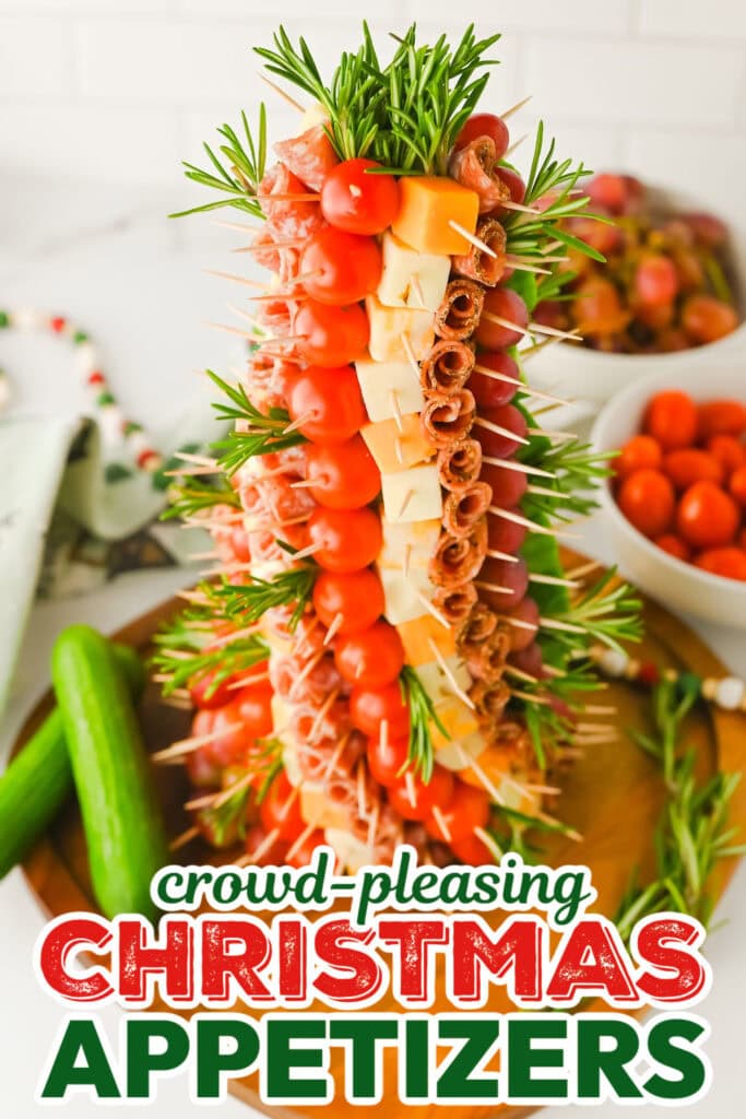 Christmas Appetizers-Charcuterie Christmas Tree