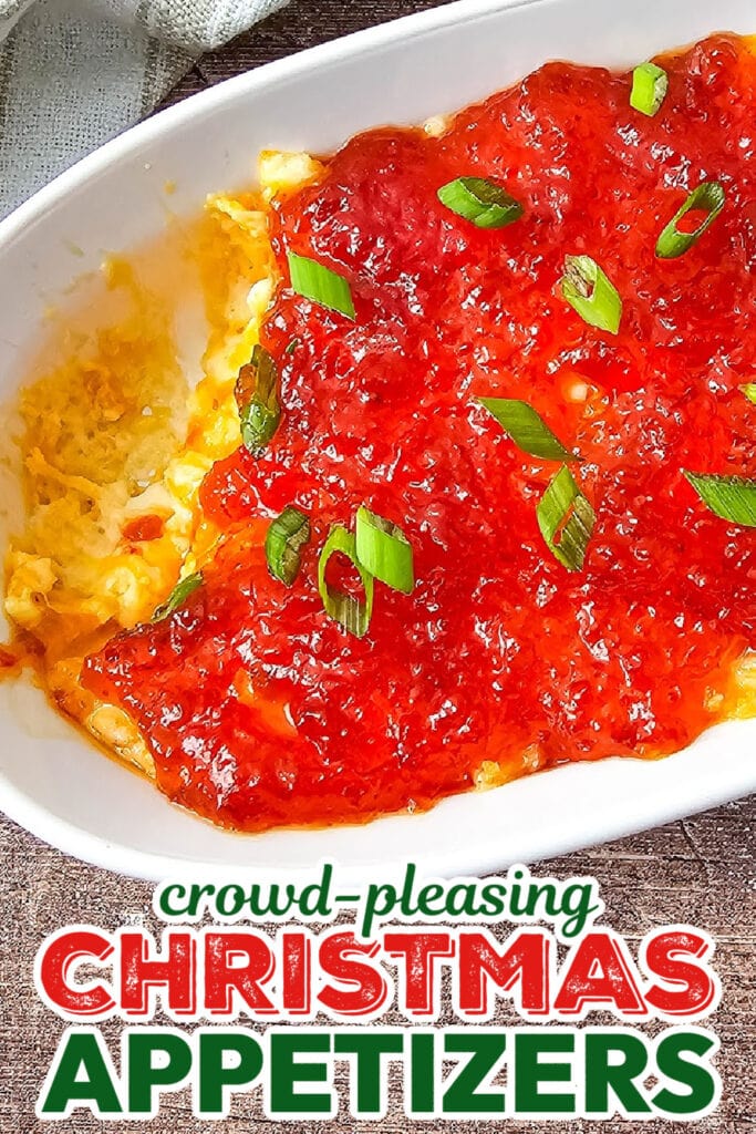 Christmas Appetizers-Pepper Jelly Cheese Dip