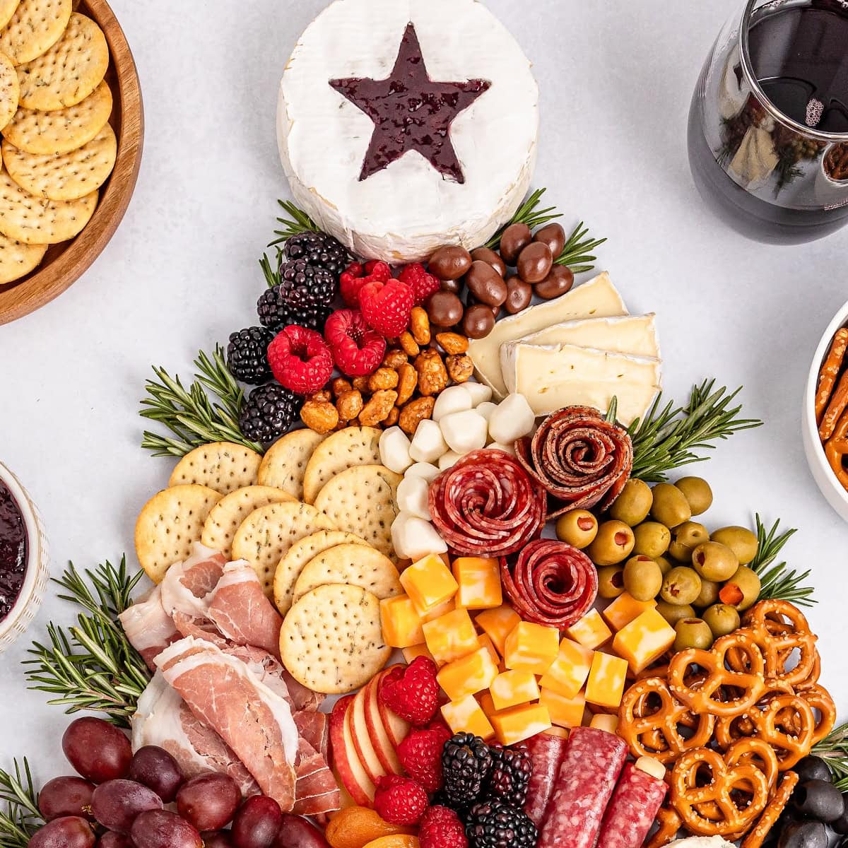 Christmas Tree Charcuterie Board featured image