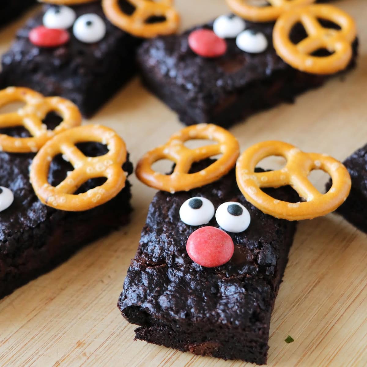 Rudolph Brownies featured image