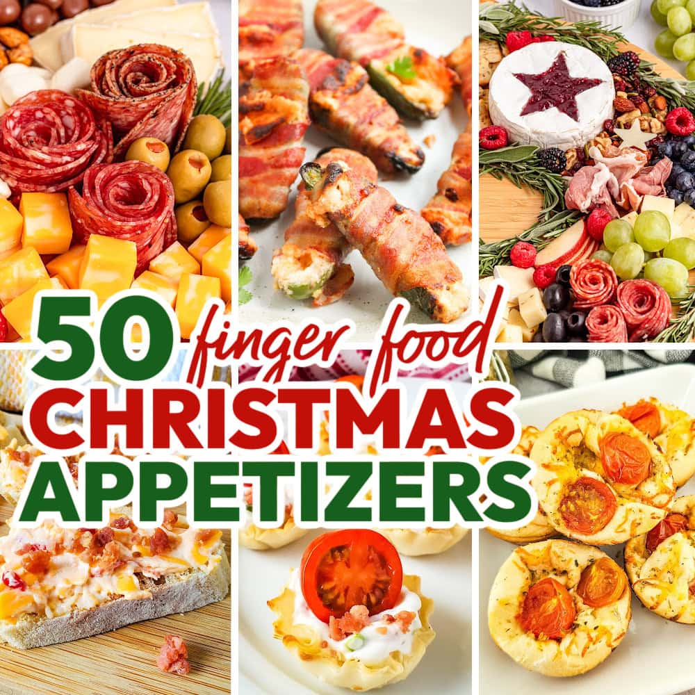 50 Christmas Appetizers (Easy Finger Foods for a Party)