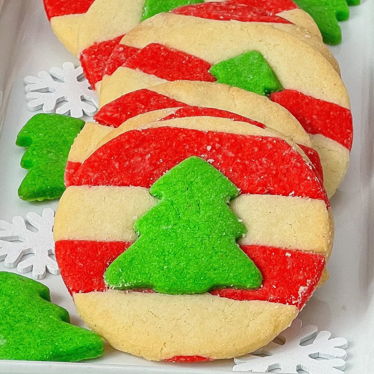 christmas tree cookies featured image