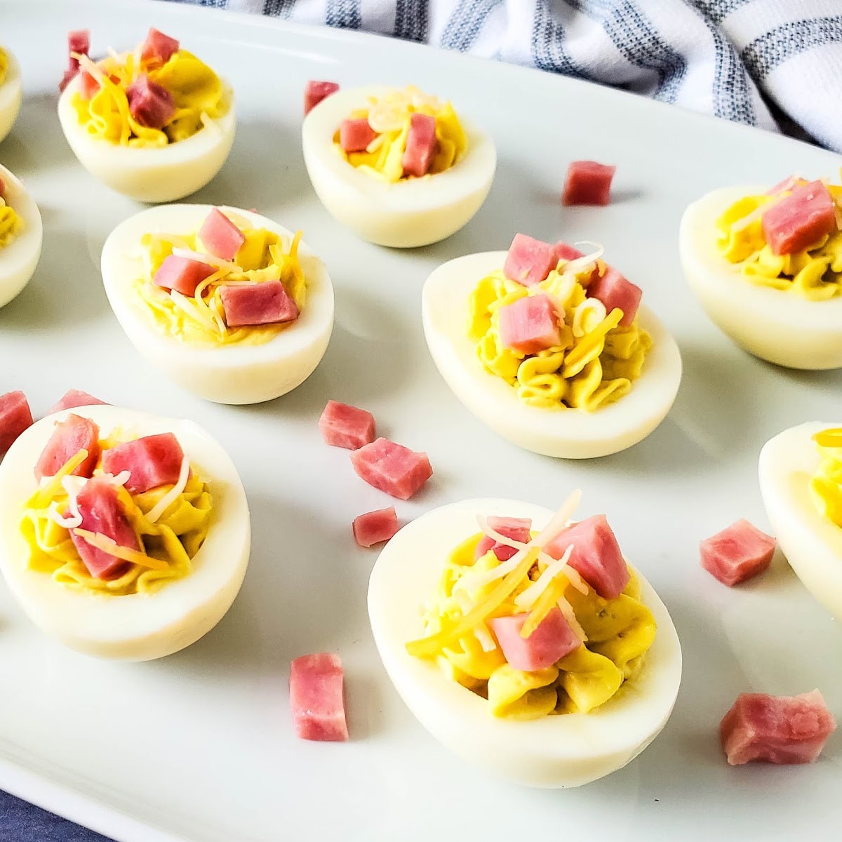 ham and cheese deviled eggs featured image