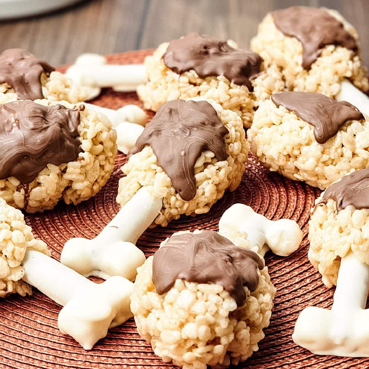 turkey leg rice krispies treats featured image