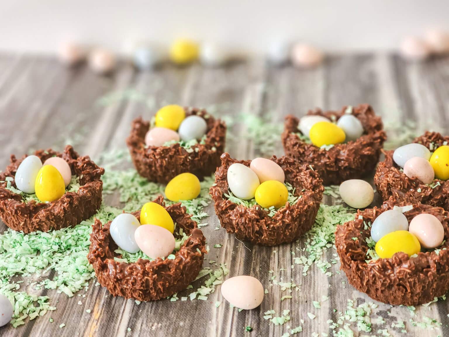 Sweet and Simple Easter Egg Nests Recipe BiteSized Bash