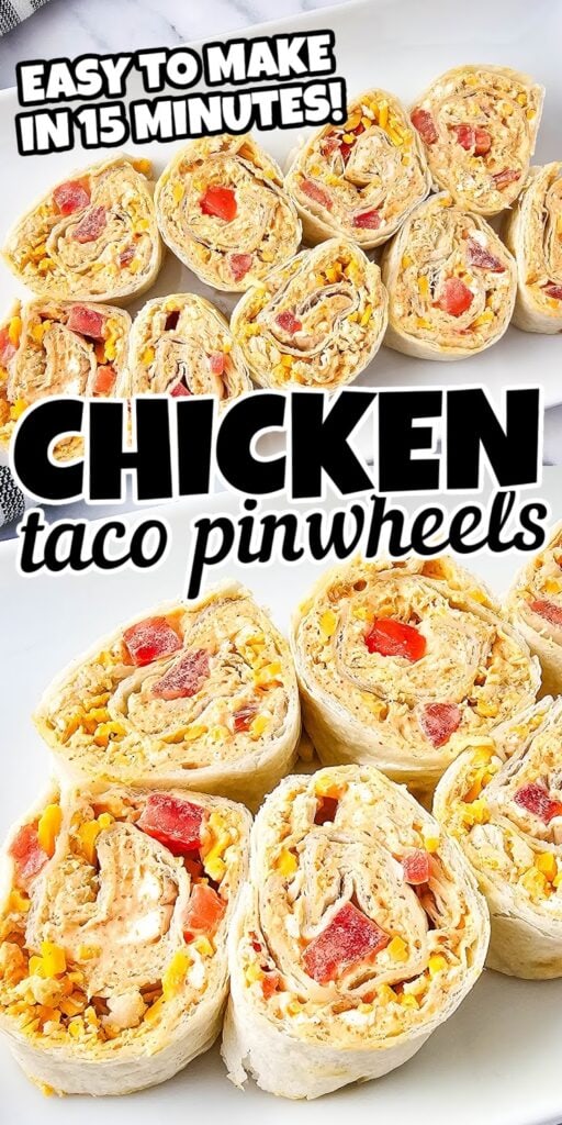 chicken taco pinwheels