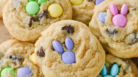 easter bunny mm cookies featured image