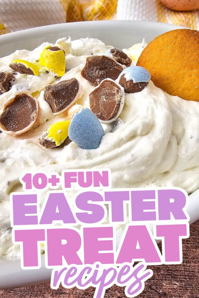 easter treats - Cadbury Egg Cheesecake Dip