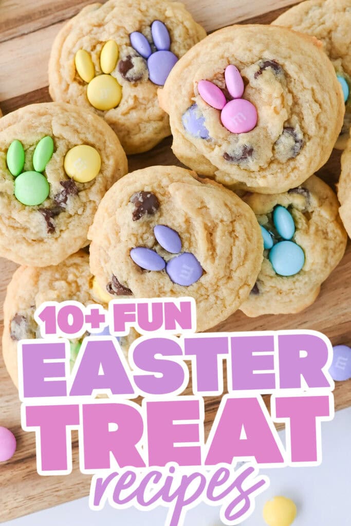 easter treats - easter mm cookies