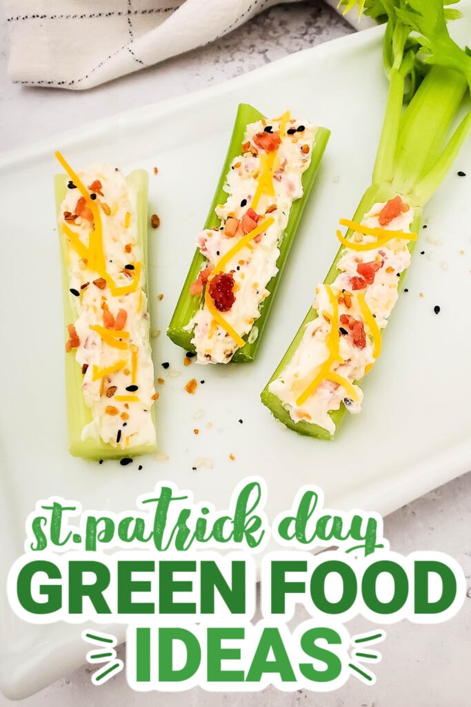 st.patrick day food - Bacon and Stuffed Celery