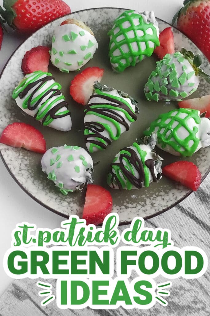 st.patrick day food - St.Patrick Chocolate Covered Strawberry