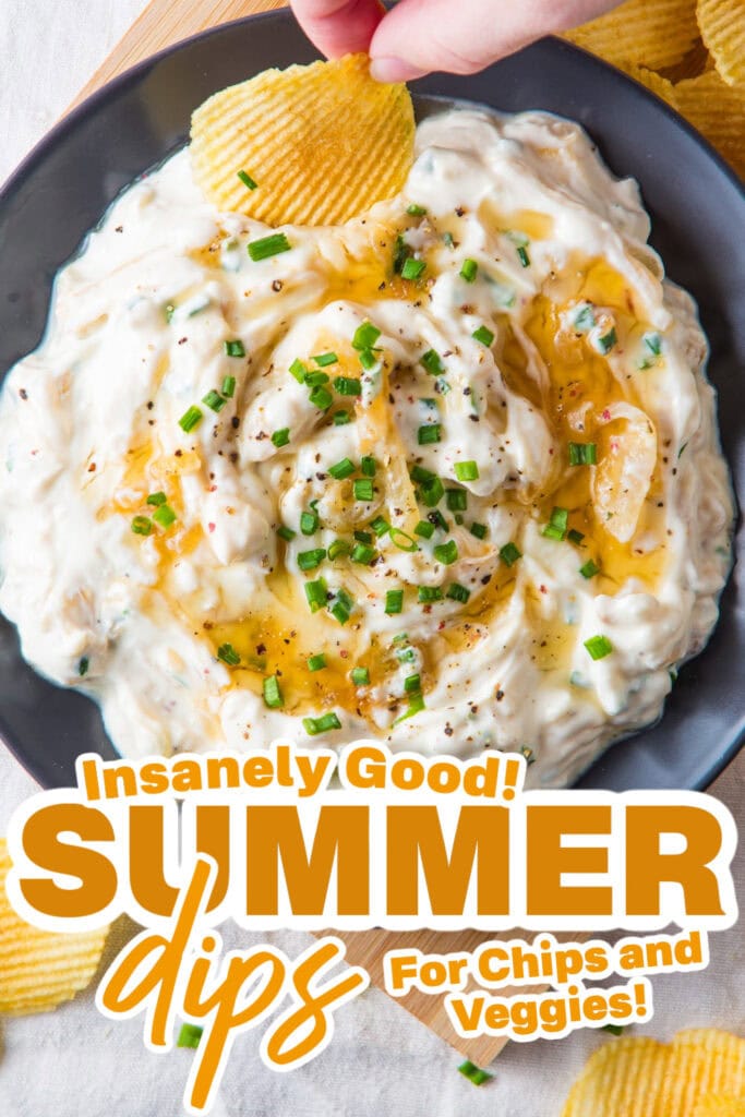 summer dips - French Onion Dip