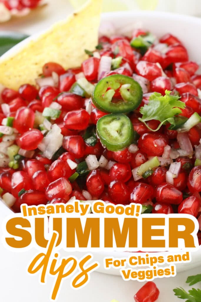 summer dips - Pomegranate Salsa