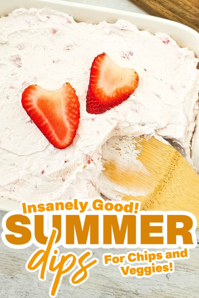 summer dips - Strawberry Cheesecake Dip