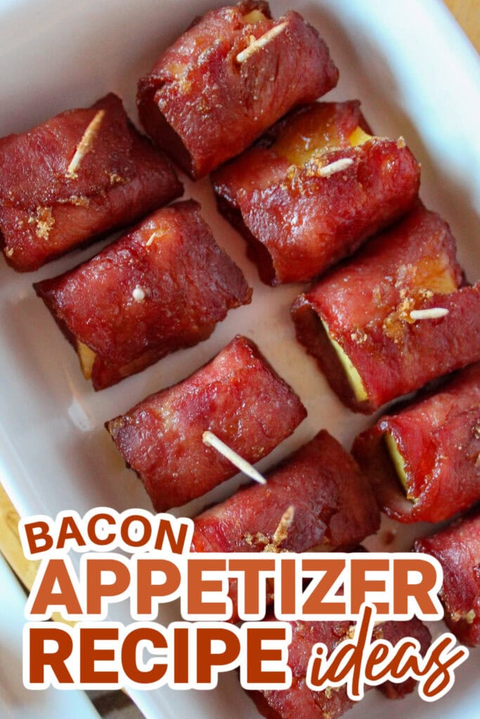 bacon appetizers - Bacon-Wrapped Pineapple Bites