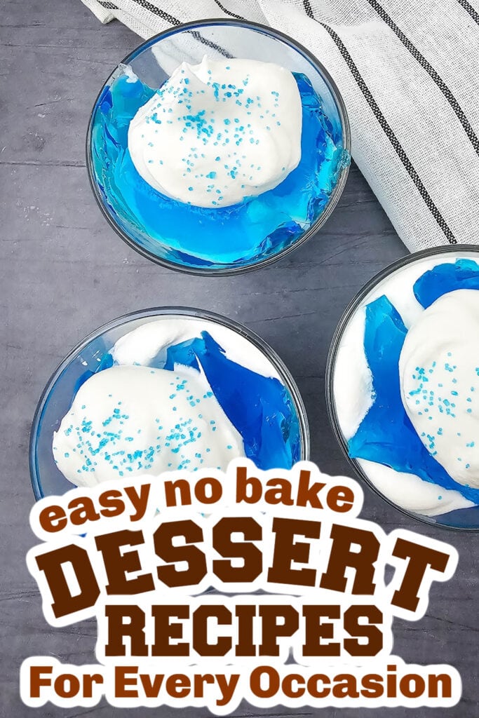 no bake desserts - Fluffy Blueberry Cloud Mousse