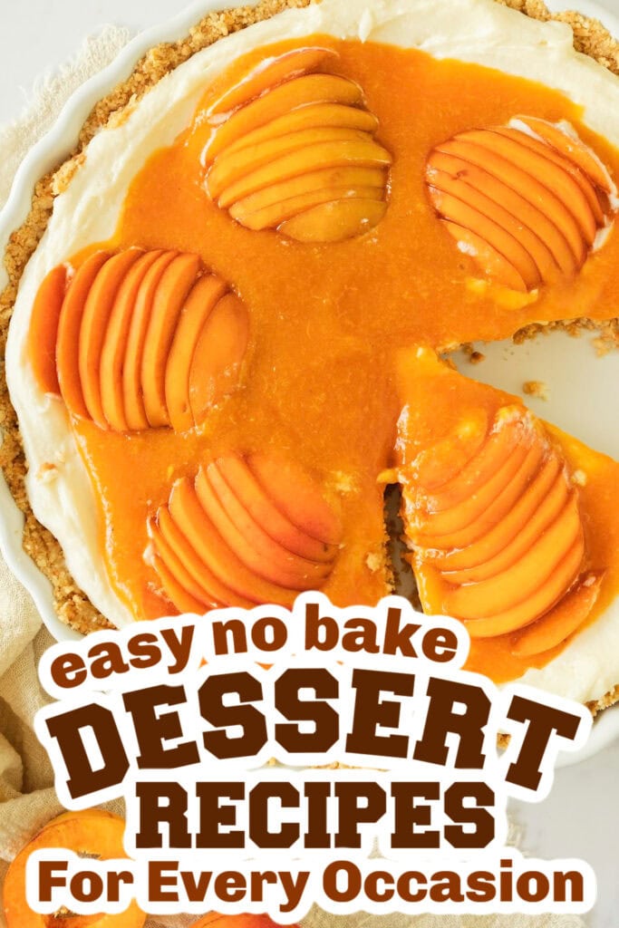 no bake desserts - Fresh Apricot Cheesecake Tart