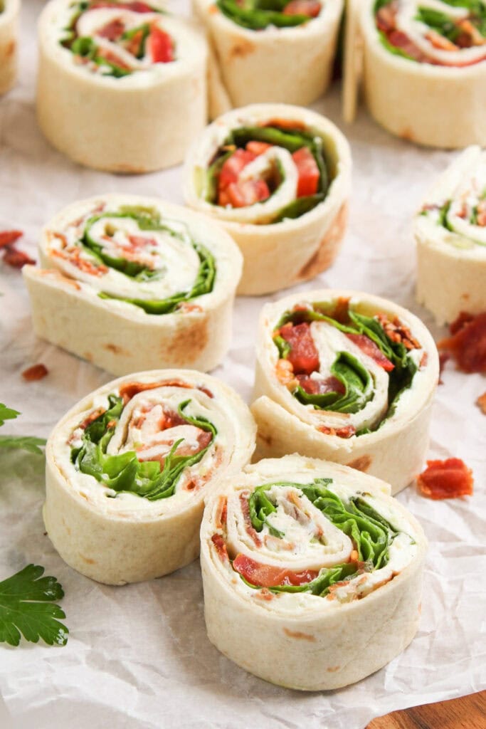 BLT Pinwheel Sandwiches