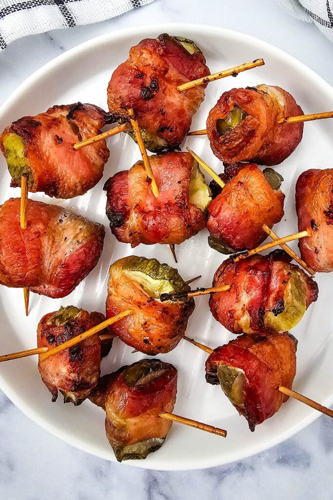 Bacon Wrapped Dilly Bites