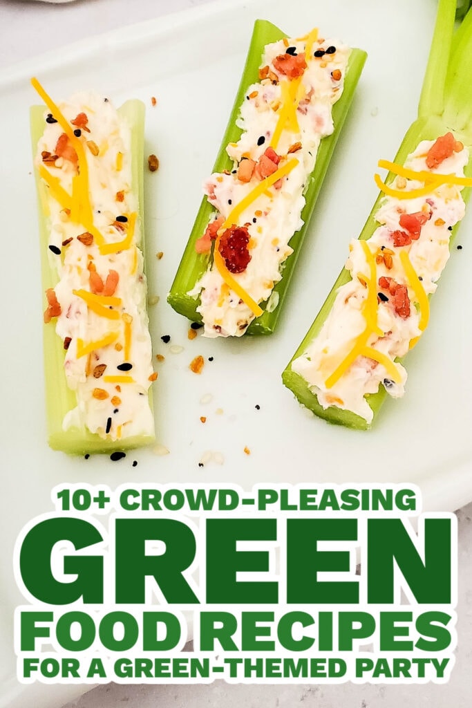 green food ideas - Bacon and Stuffed Celery