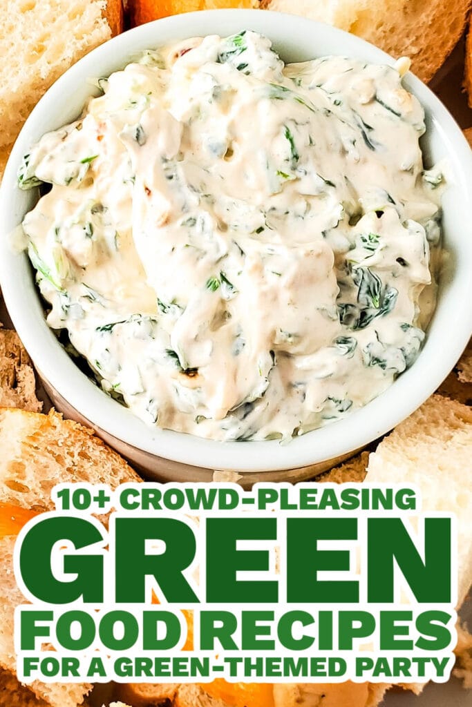 green food ideas - Creamy Spinach Dip