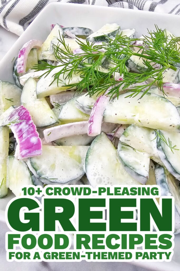 green food ideas - Cucumber Salad