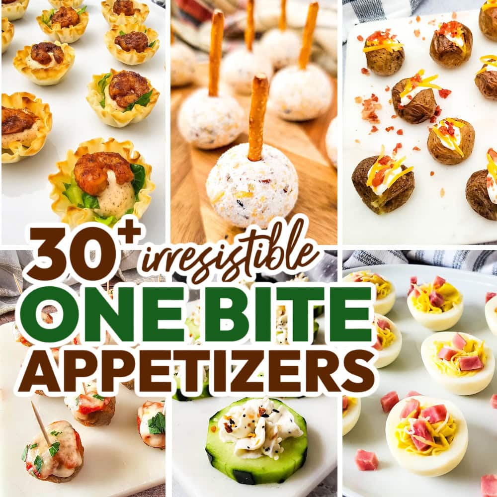 one bite appetizers