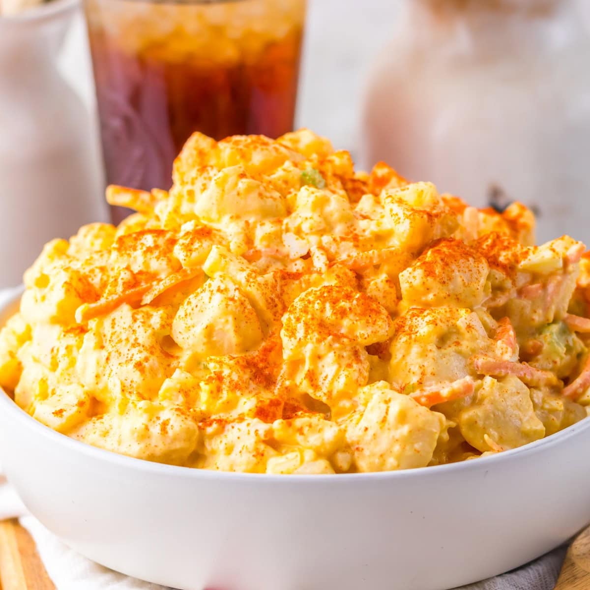 Amish Potato Salad with a Sweet Mustard Dressing