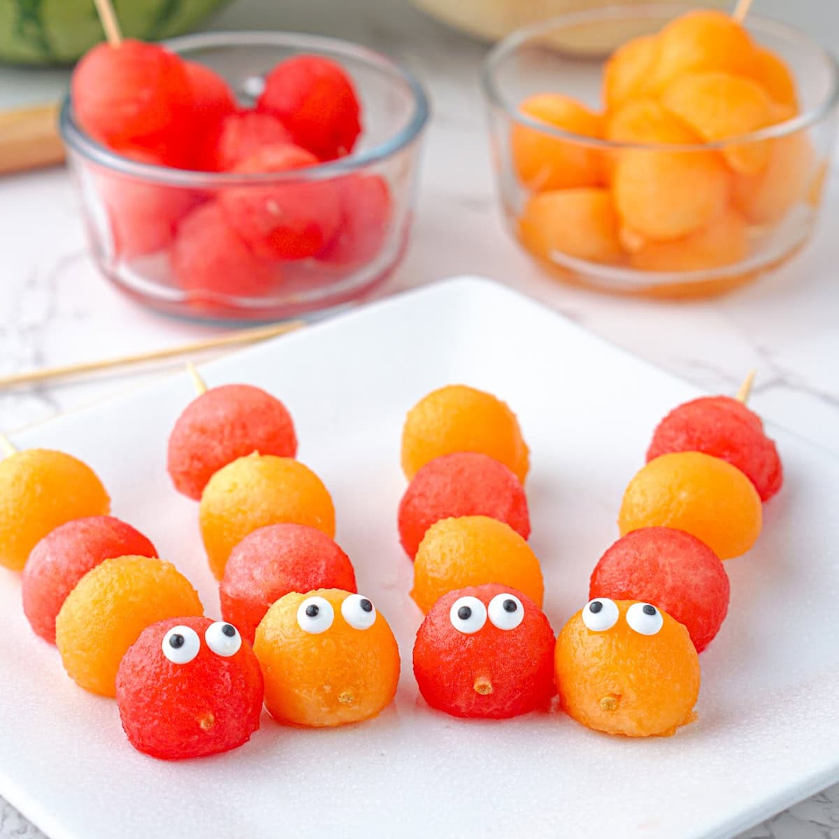 Caterpillar Fruit Kabobs