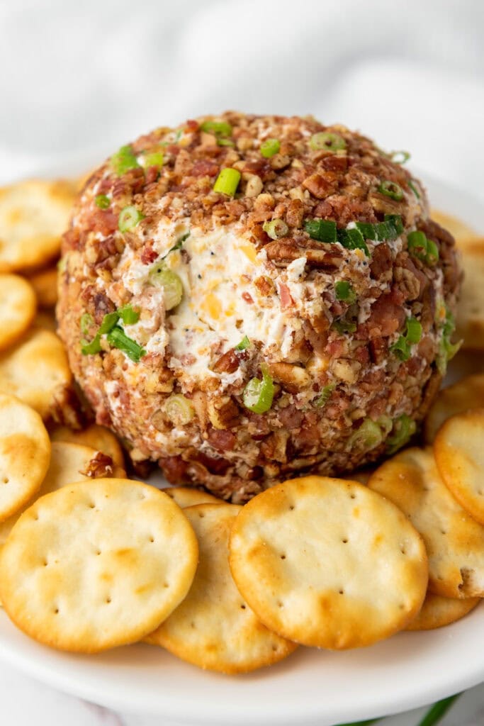 Fall Appetizers - Pecan Bacon Cheeseball