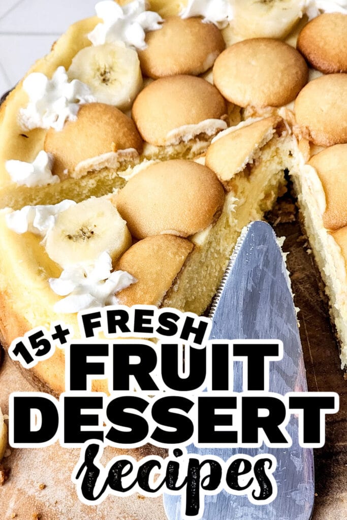 fruit dessert - Banana Pudding Cheesecake