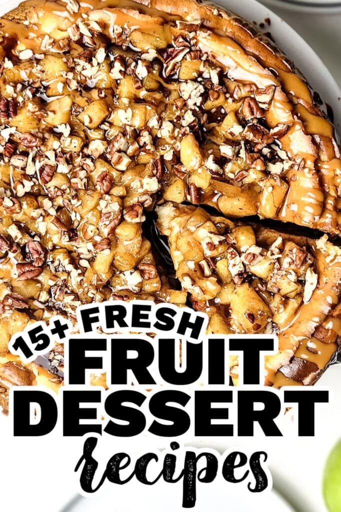 fruit dessert - Caramel Apple Cheesecake