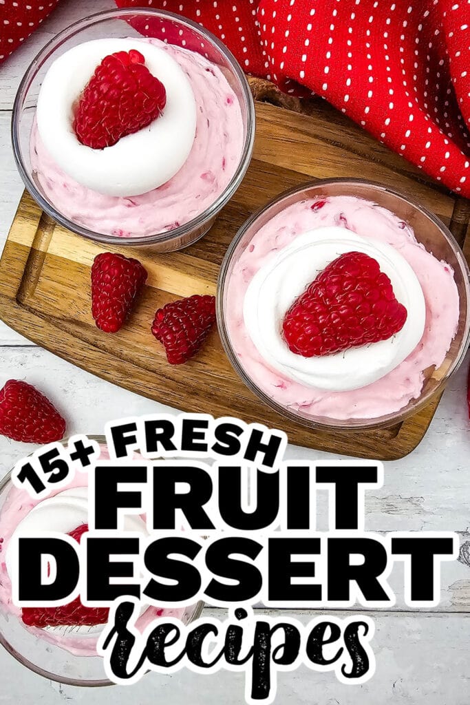fruit dessert - Raspberry Cheesecake Parfaits