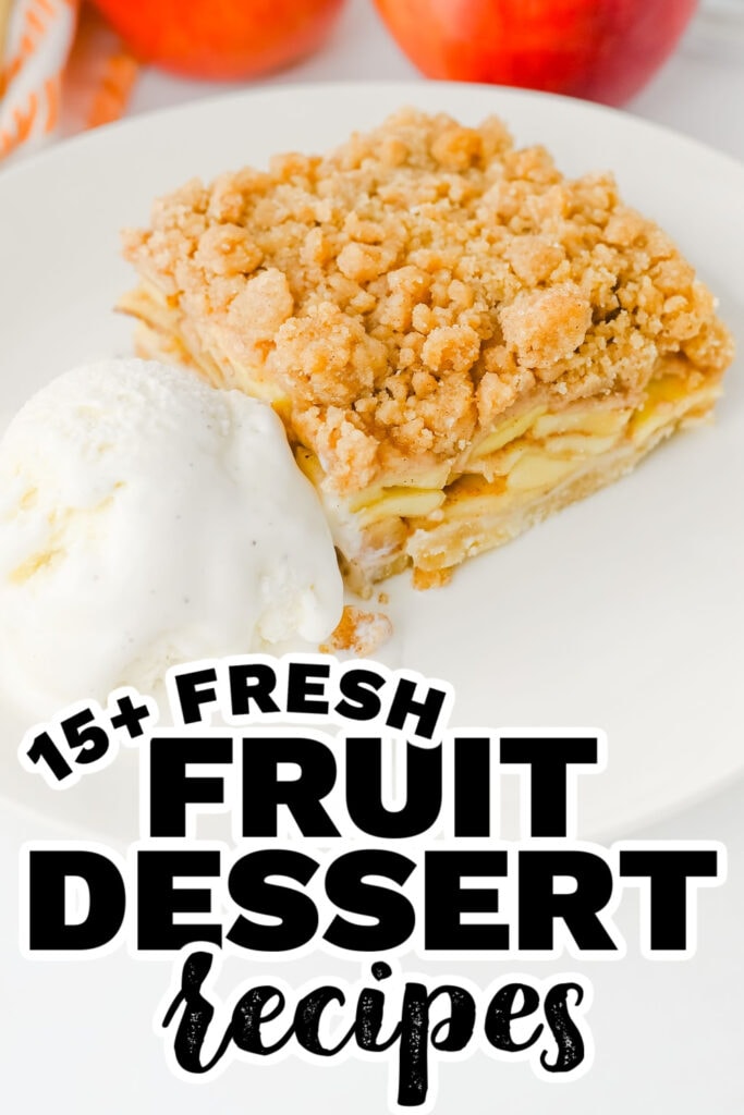 fruit dessert - apple pie bars