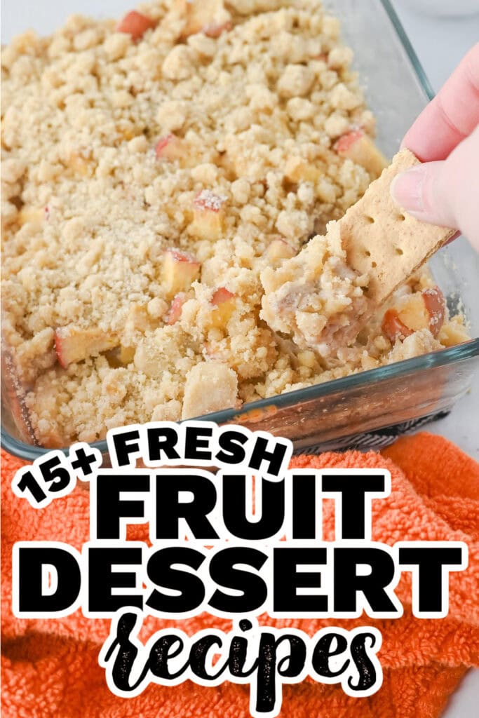 fruit dessert - apple pie dip