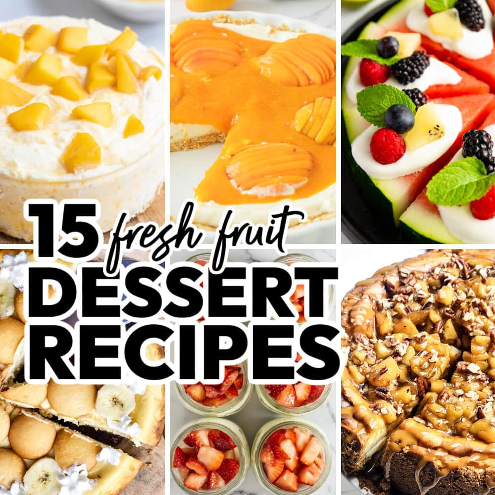 fruit dessert recipes
