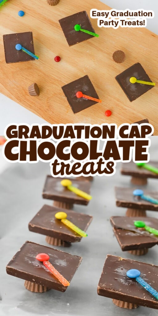 graduation cap treats - party treats